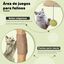 COSTWAY 110cm Árbol para Gatos, Torre de Madera para Gatos con Plataforma Superior Acolchada, Condominio, Postes para Rascar, Plataforma de Salto, Centro de Actividades para Gatos con Bolas, , large indicador imagen numero 2