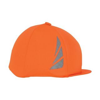 Funda reflectante para el casco color Naranja Fluorescente
