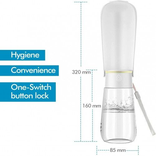 Edipets bebedero port&aacute;til blanco para perros, , large Imagen numero 3