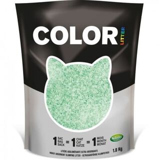 Nullodor Color Verde Arena Aglomerante para gatos