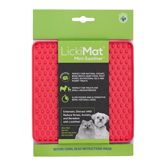 Comedero LickiMat Mini Soother Rosa para perro, , large Imagen numero 2