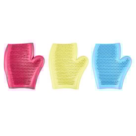 Flamingo Guante Goma de Masaje para gatos