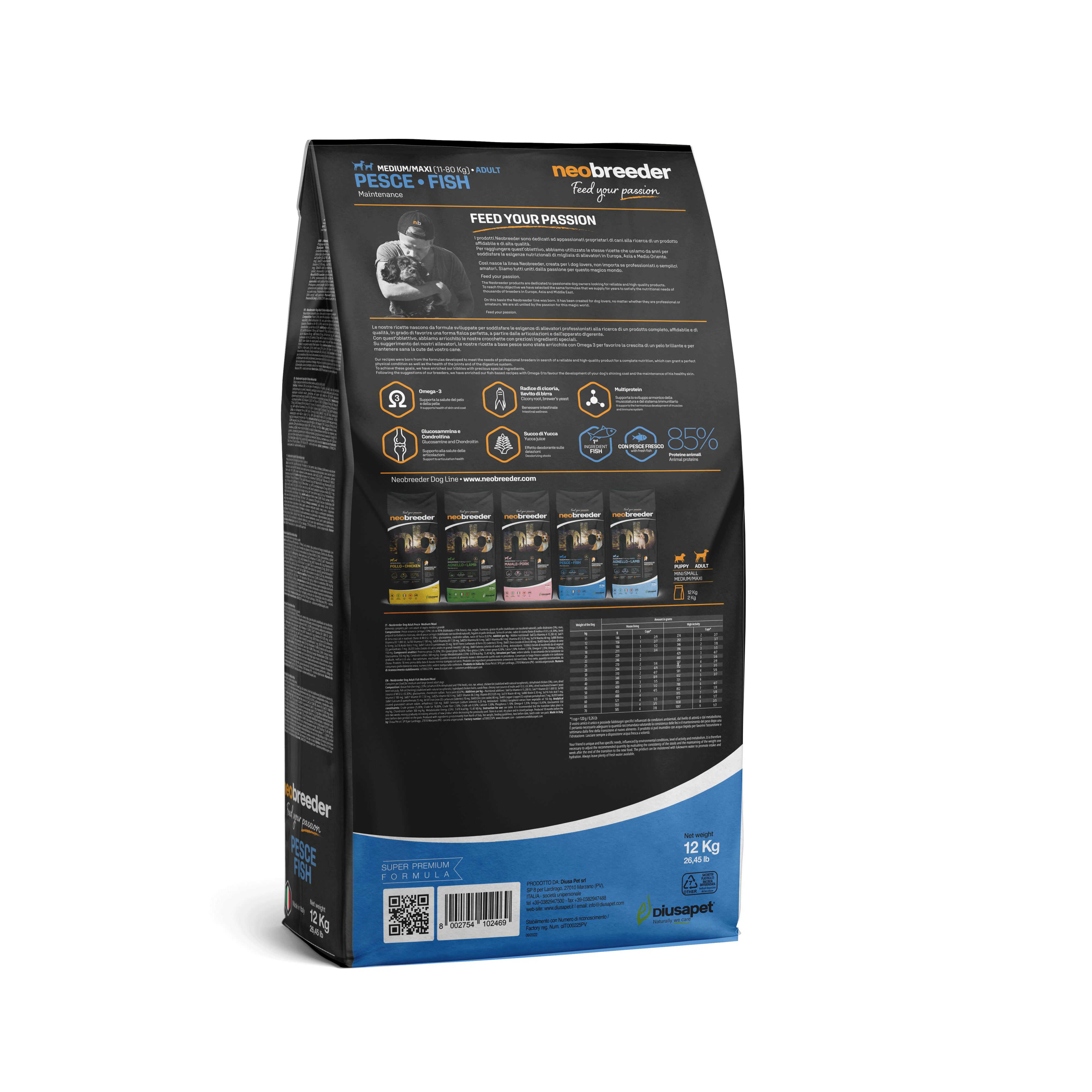 Neobreeder Adult Fish Med-Maxi para perros thumbnail