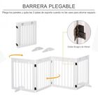 PawHut barrera de seguridad plegable color Blanco, , large image number null