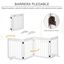 PawHut barrera de seguridad plegable color Blanco, , large indicador imagen numero 4
