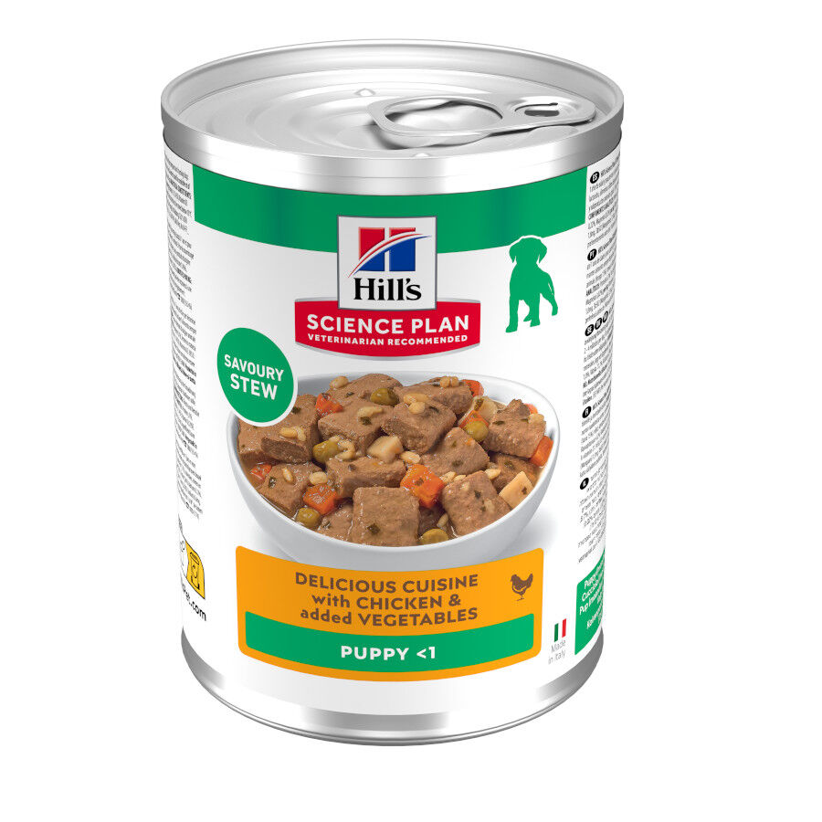 Hill's Science Plan Puppy Estofado con pollo y verduras lata para perros, , large Imagen numero 1