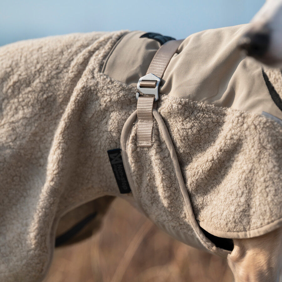 Non-stop Dogwear Abrigo de Lana Color Arena para perros, , large Imagen numero 2