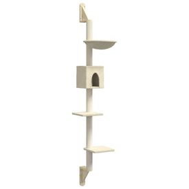 vidaXL &Aacute;rbol rascador pared crema para Gatos