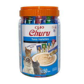 Churu Snack Cremoso Variedades de Atún para gatos