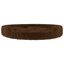 Vidaxl cama redonda acolchada marrón para perros, , large indicador imagen numero 6