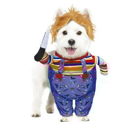 Guirca Disfraz de Muñeco Diabólico para perros halloween