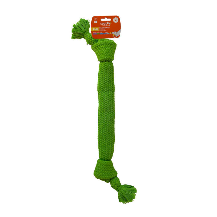 Tootoy! Hueso Mordedor de Cuerda Verde para perros, , large Imagen numero 8
