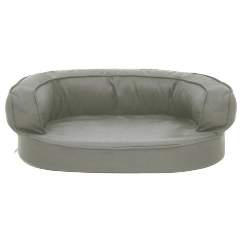 Vidaxl sofá acolchado con cojín gris para perros, , large image number null