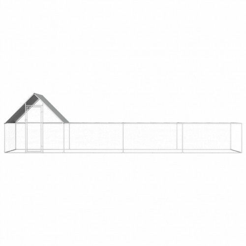 Gallinero de acero galvanizado para gallinas thumbnail