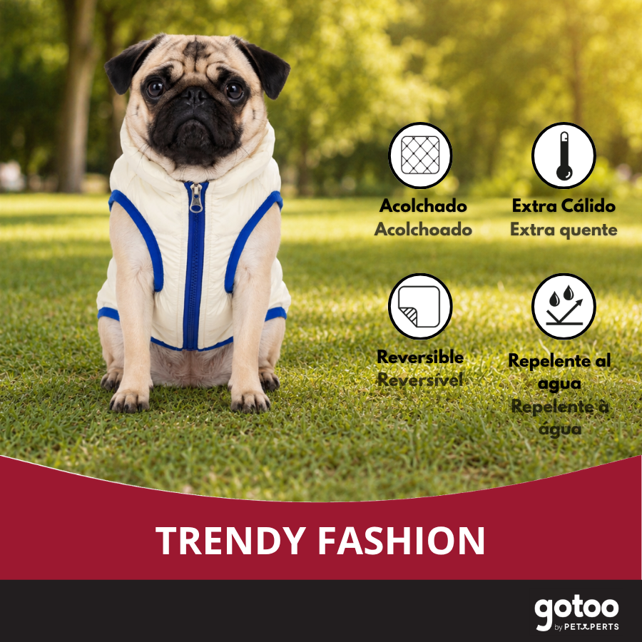 Goto Abrigo Reversible Acolchado para perros, , large Imagen numero 6
