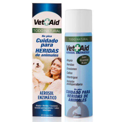 VetAid spray enzim&aacute;tico para cuidado de heridas Imagen numero 1