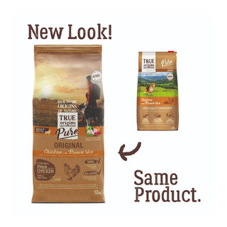 True Origins Pure Adult Pollo y Arroz pienso para perros