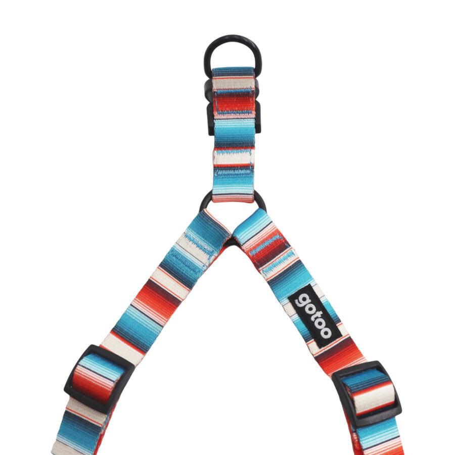 Gotoo Arn&eacute;s estampado de rayas multicolor para perros, , large Imagen numero 3