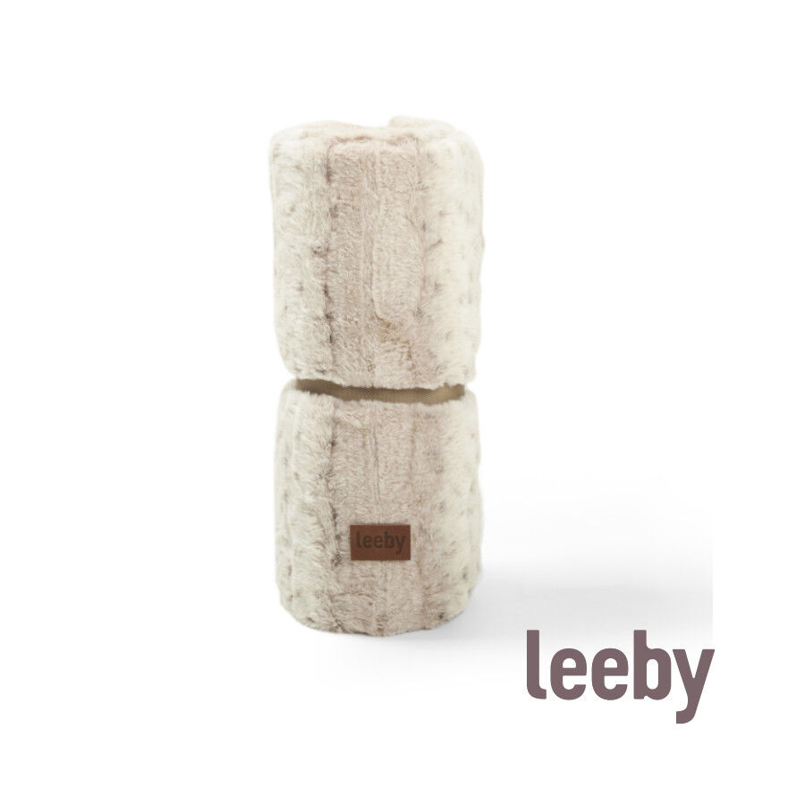 Leeby manta suave leopardo print para perros, , large Imagen numero 3