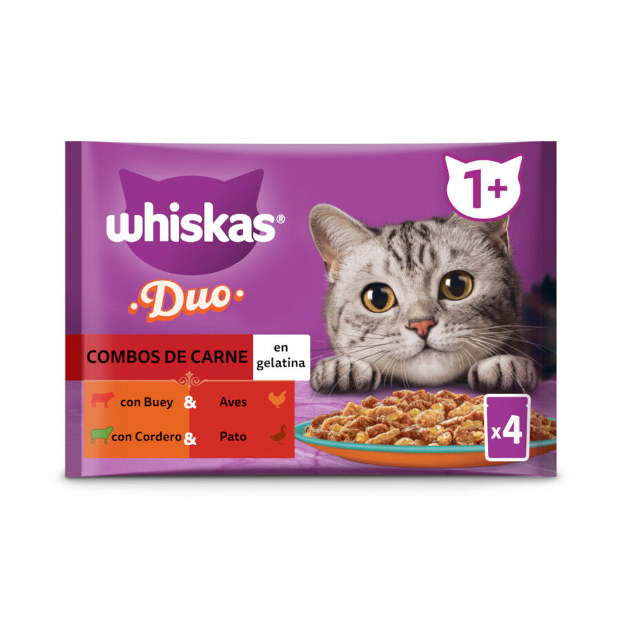 Whiskas Duo Combos de Carne Sobre en gelatina para gatos thumbnail