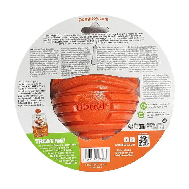 Doggi Juguete Balón de Caucho para Perros thumbnail