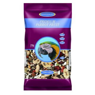 Snacks de frutas premium para loros