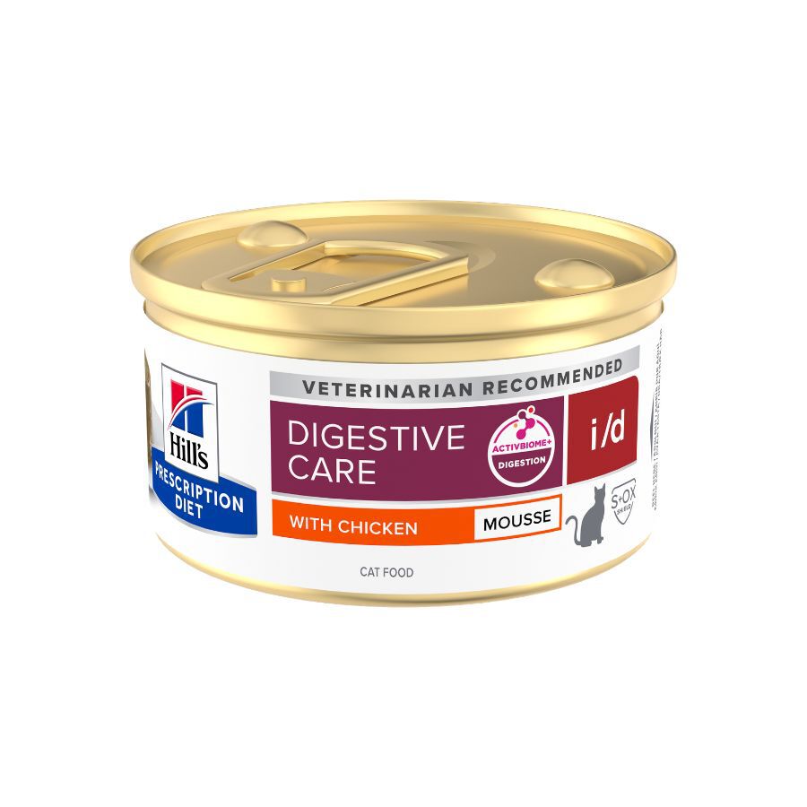 85 g Hill's Prescription Diet i/d Mousse de Pollo lata para gatos, , large Imagen numero 2