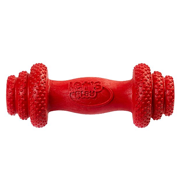 Lets Play Spain Juguete Mordedor Pesa Rojo para perros