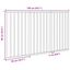 vidaXL Puerta para perros plegable 3 paneles madera de álamo 150 cm, , large indicador imagen numero 5
