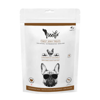 Pawfect Delicias de carne seca: pollo y coco