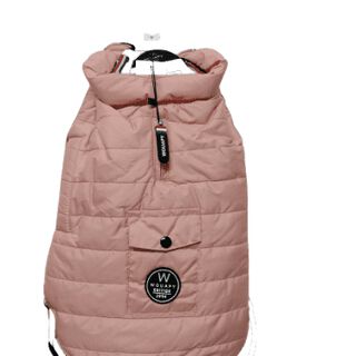 Wouapy Abrigo Impermeable Rosa para perros
