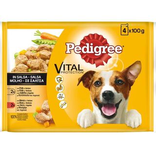 Pedigree Pollo y Buey con Verduras Salsa en Bolsita para Perros -  Multipack