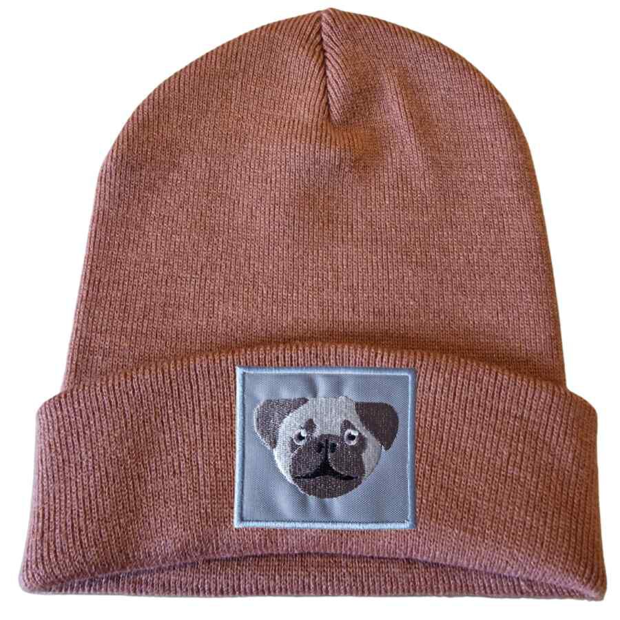 Individual gorro perro Pug