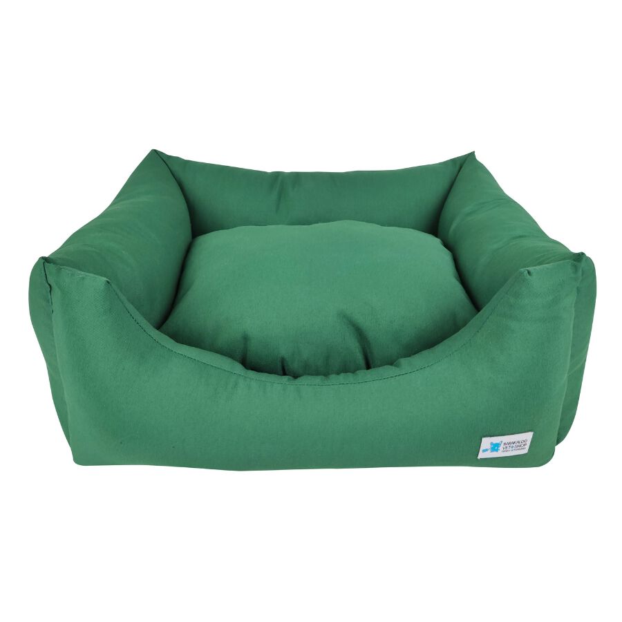 Cuna Mullida Verde Lisa | Cuna Mullida Verde Lisa para perros y gatos en diferentes tama&ntilde;os., , large Imagen numero 1