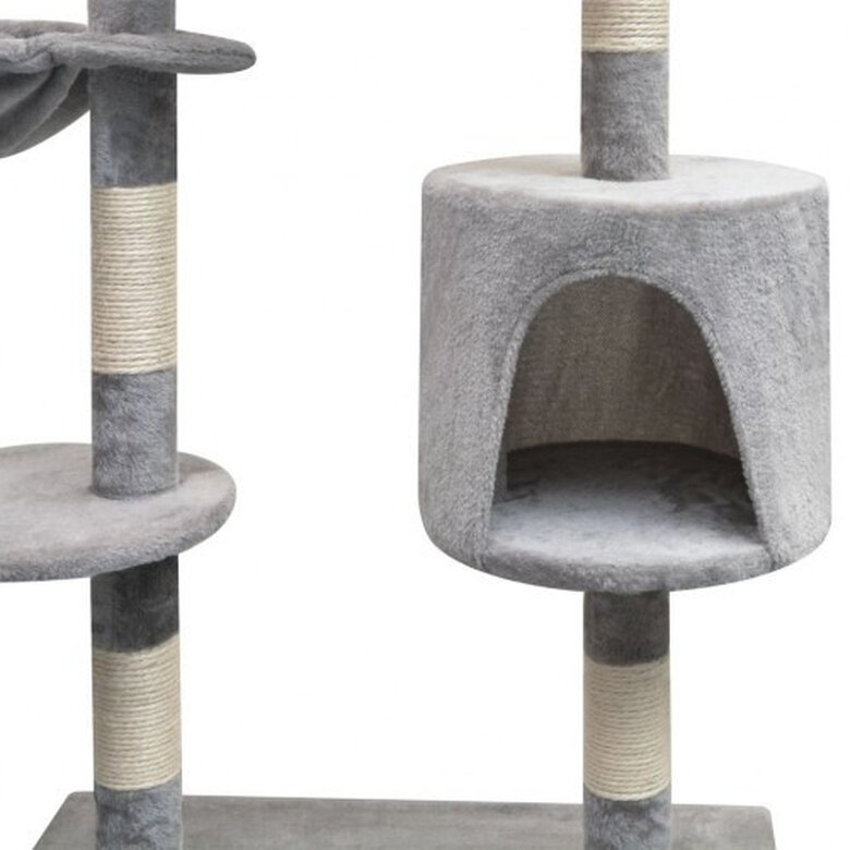 Rascador con poste de sisal para gatos color Gris, , large image number null