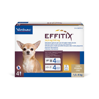 Virbac Effitix Pipetas Antiparasitarias para perros