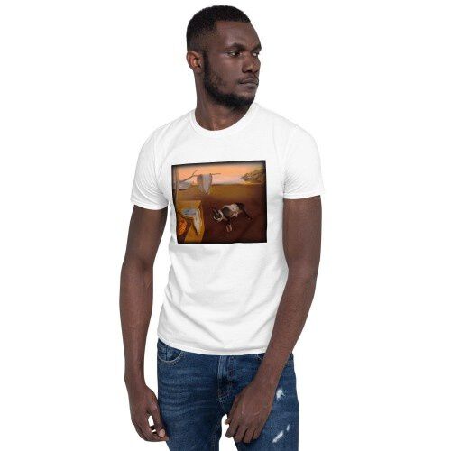 Mascochula camiseta hombre mola dalí personalizada con tu mascota blanco thumbnail