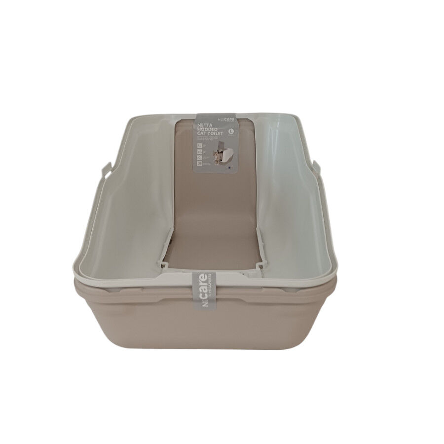Nice Care Arenero Cerrado Netta Close Beige para gatos, , large Imagen numero 5