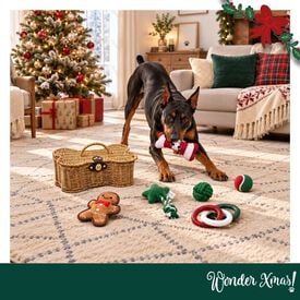 Wonder Christmas Cesta de Juguetes Premium Juguete para perros