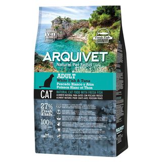 Pienso Cat Adult Arquivet para gatos sabor Atún y Pescado blanco