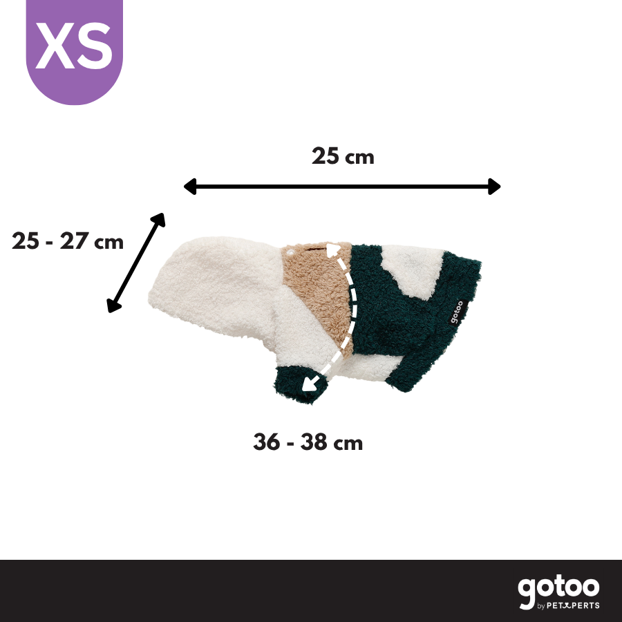 Gotoo Pijama Bloque Multicolor para perros, , large Imagen numero 4