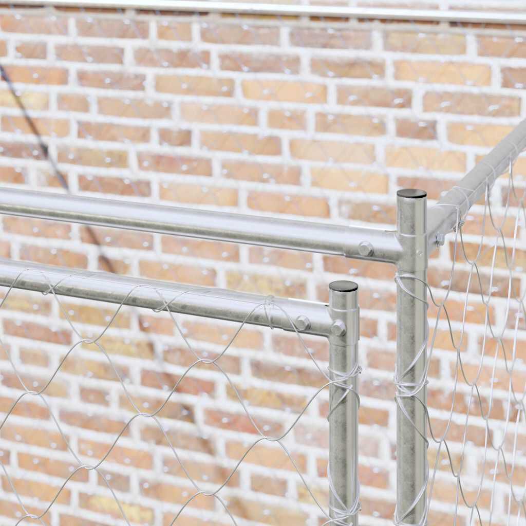 vidaXL Jaula para perro 2 x 2 x 2 m Acero thumbnail