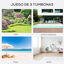 Outsunny 2 Tumbonas de Jardín 59x169x66 cm con Mesa de Café 41x41x45 cm de Vidrio Templado Reposabrazos para Patio Piscina Terraza Aire Libre Negro, , large indicador imagen numero 4