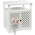 Mueble arenero kerbl para gatos color Blanco, , large image number null