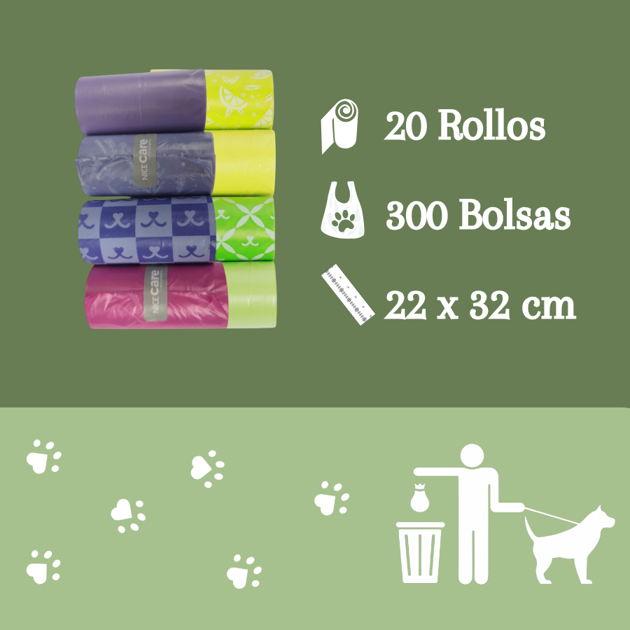 Nice Care Basic Bolsitas Lavanda Lim&oacute;n para perros, , large Imagen numero 3