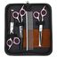vidaXL Set de tijeras de peluquería canina 4 piezas acero inoxidable, , large indicador imagen numero 2