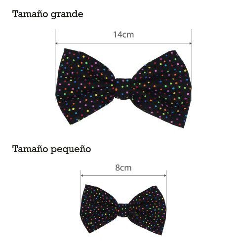 Pajarita Puntos multicolor para perros color Variado, , large Imagen numero 3