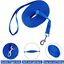 Edipets correa de adiestramiento extensible de nylon azul oscuro para perros, , large indicador imagen numero 4