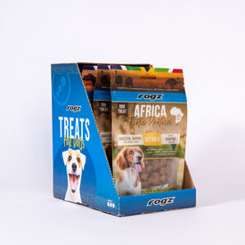 Rogz Snack Digestivo para Perros de Avestruz 6x100g Con Prebi&oacute;ticos