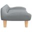 vidaXL Cama para perros de tela gris claro 70x40x24 cm, , large indicador imagen numero 3